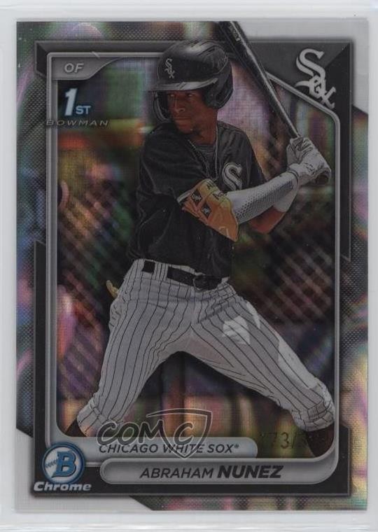 2024 Bowman Chrome Prospects Lava Refractor /399 Abraham Nunez #BCP-56 11s9