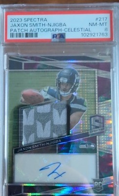 2023 Panini Spectra - Rookie Patch Autographs Jaxon Smith-Njigba