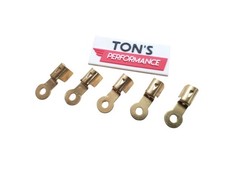 Brass Spark Plug Wire Ends Clips Crimp Ring Terminals Maytag Briggs Hit Miss