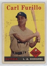 1958 Topps Carl Furillo #417 0z0n