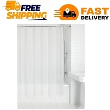 Mainstays Light Weight PEVA Shower Curtain Liner, 70" x 71" – Frosty