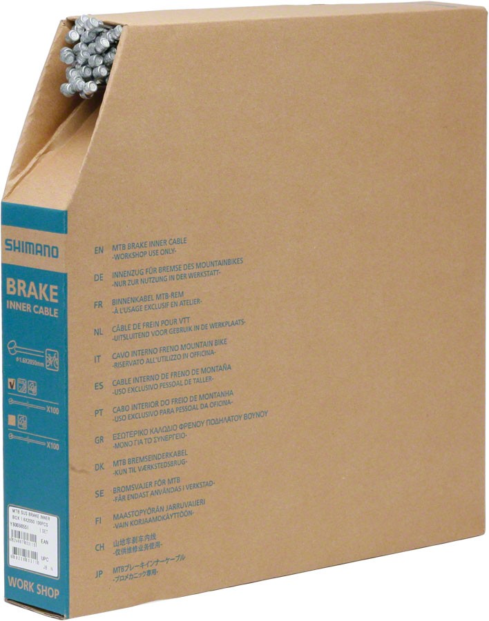 Горные тормозные тросы Shimano из нержавеющей стали диаметром 16 мм устойчивые к коррозии с низким коэффициентом трения 41590₽