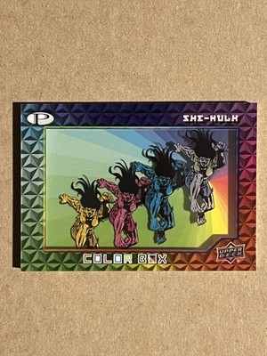 2019 Marvel Premier Color Box She-Hulk CB-16