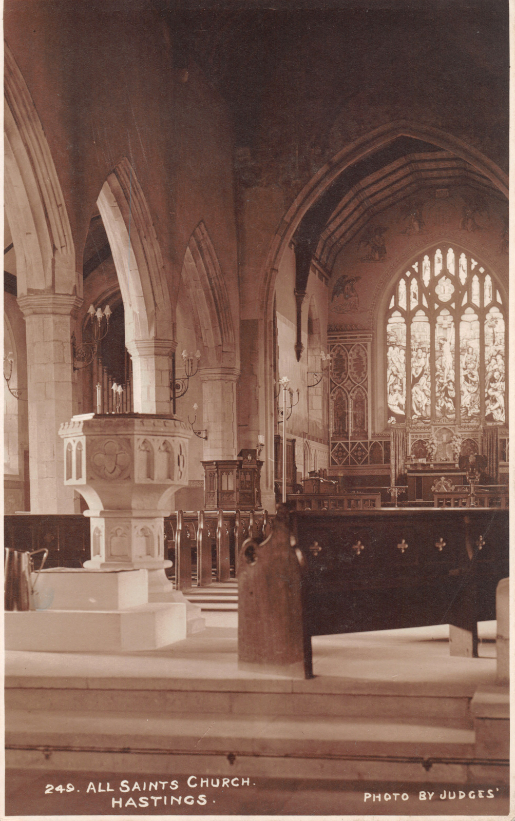 R285963 Hastings. All Saints Church. Judges. 249. Postcard eBay