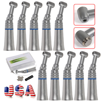 10 Dental Gegenwinkel Niedriger Druckknopf Handstück Zahnarzt Fit E TYP Motor AAA