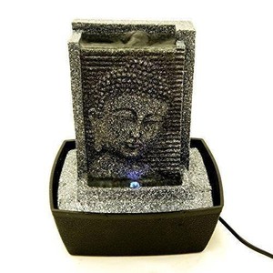 Détails Sur Bouddha Dintérieur Tableau Fontaine En Cascade Eau Mural Fonctionnalité Modification Del éclairage Afficher Le Titre Dorigine