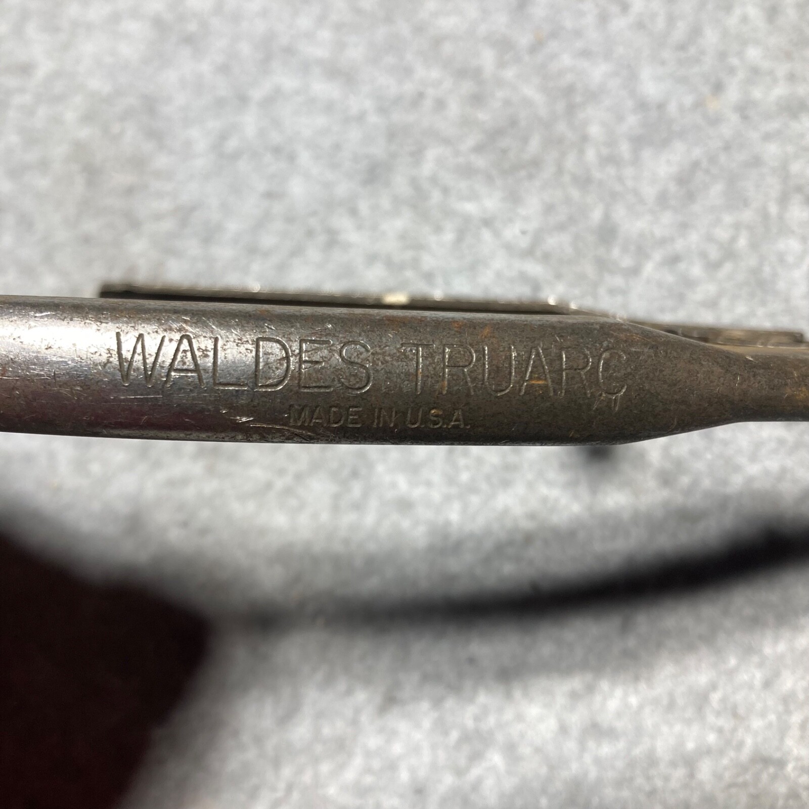 Vintage Waldes Truarc Standard Retaining Ring Pliers Internal gray 9”