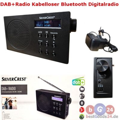 DAB+ Radio tragbares Digitalradio UKW Taschenradio Bluetooth PLL-Tun