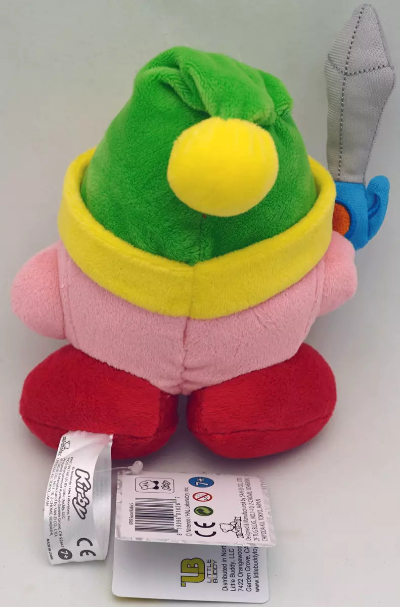 Little Buddy Kirby's Adventure All Star Collection Kirby Ninja Stuffed  Plush, 5, Multi-Colored (1628)