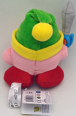  Little Buddy Kirby's Adventure All Star Collection Kirby Sword  Stuffed Plush, 6, Multi-Colored, Model:1626 : Toys & Games