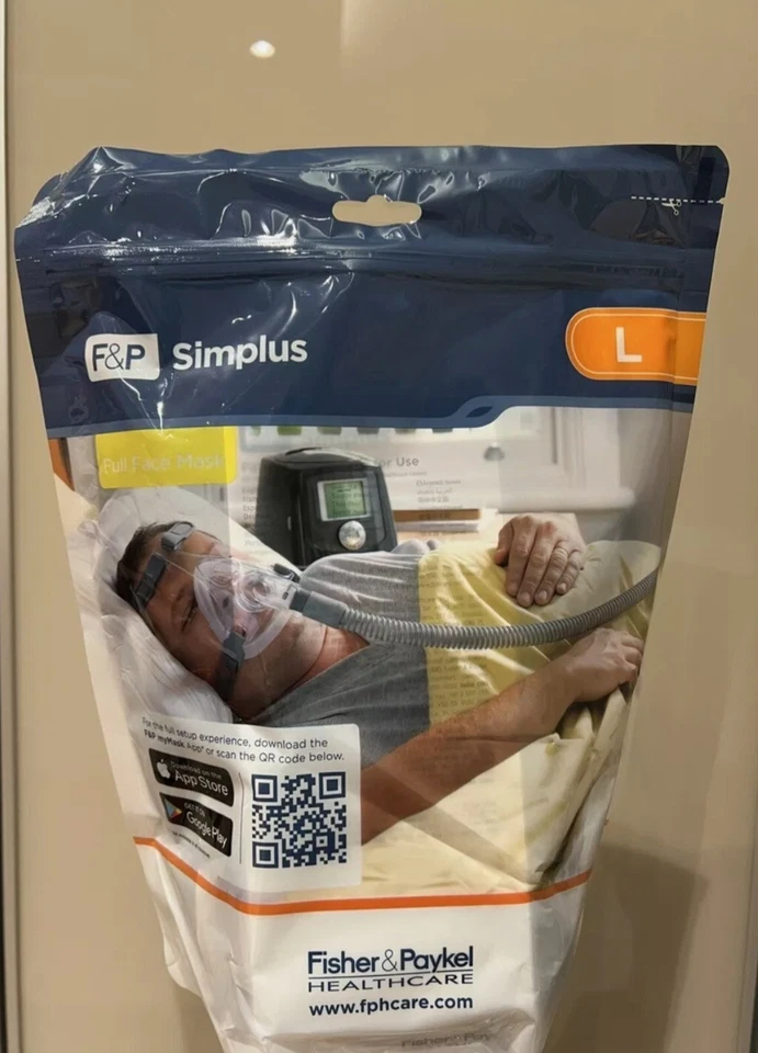 Maschera Oronasale  F e P Simplus  Taglia S M L   - Immagine 2 di 3