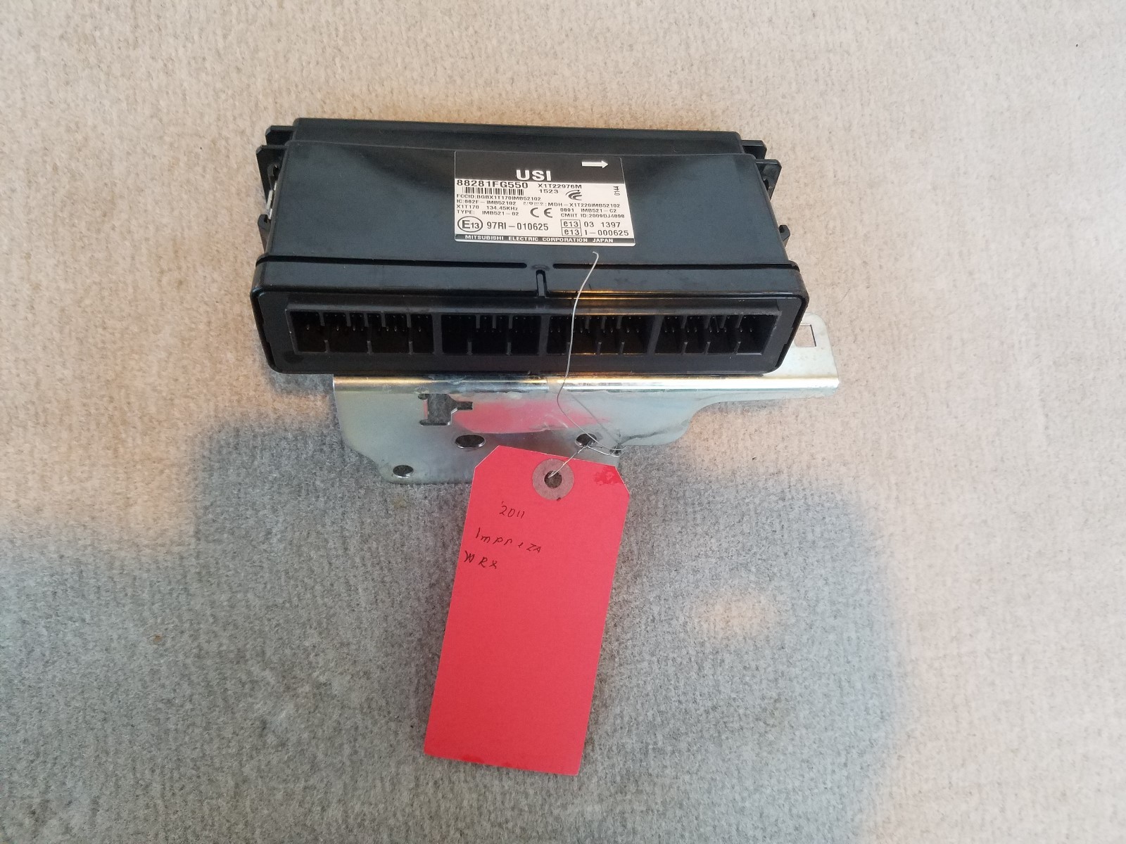2012-2014 SUBARU IMPREZA WRX INTEGRATED CONTROL MODULE MULTIFUNCTION ...