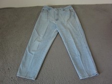 Vintage Gitano Jeans Womens Size 32 18W Blue High Rise Lightwash 90s Tapered