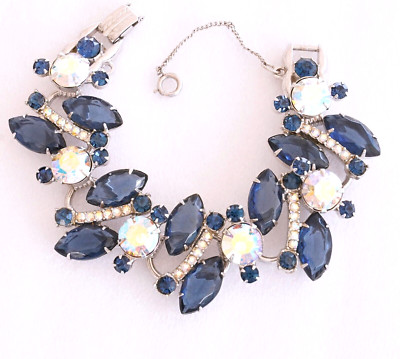 Juliana D&E Blue AB Crystal Rhinestone Bracelet