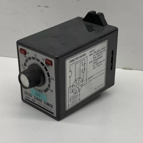 Omron TDS100-200V Solid State Timer 0-30 Seconds 8-Pin 100/200VAC