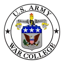 U.S. Army War College Bumper Sticker Military Vinyl Soldier Decal 5"