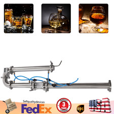 51MM Stainless Still Moonshine Reflux Distilling Column Fits For DIY Beer Wine!