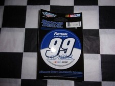 Carl Edwards #99 ROUND DECAL STICKER NASCAR