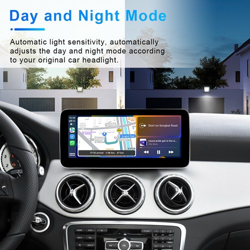 10.25" Linux Screen Wireless Carplay For Benz CLA C117 X117 GLA X156 2013-2019 - Picture 7 of 12
