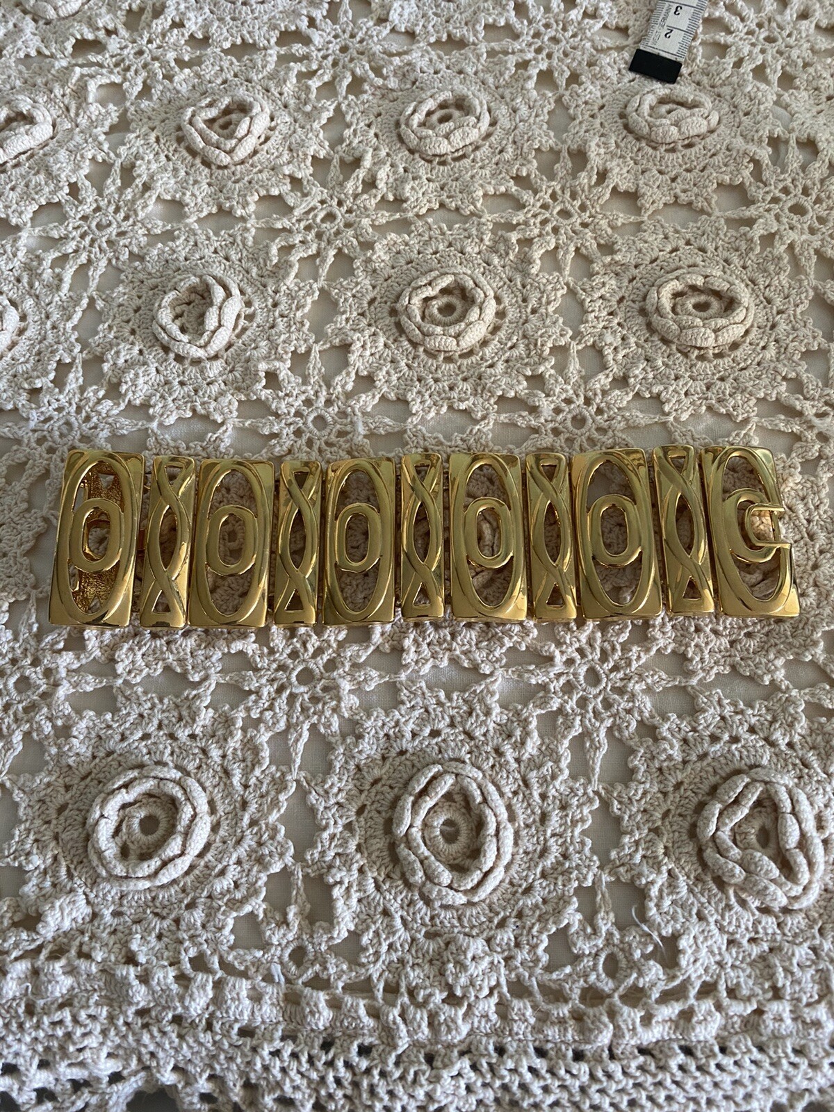 Kenneth Jay Lane Goldtone Bracelet Signed Kenneth… - image 4