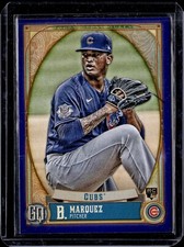 2021 Topps Gypsy Queen Indigo Parallel #116 Brailyn Marquez RC 234/250 Cubs