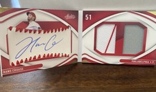 2022 Panini Absolute Rookie Materials Booklet Auto Hans Crouse RELIC AUTO /99