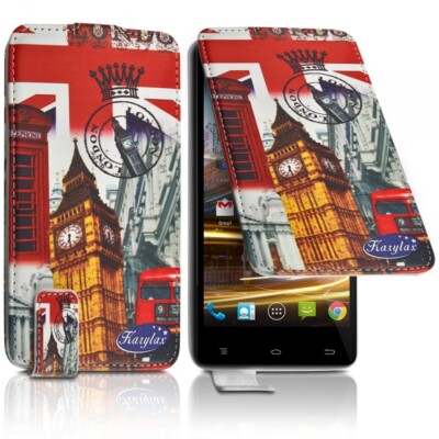 Housse Etui Clapet avec motif ZA03 boutiques Universel M pour SFR StarTrail 7