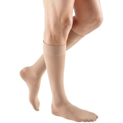 MEDIVEN PLUS PETITE CALF Silicone 30-40 Compression Stockings Socks Size & Color