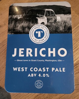 Bierpumpe Clip, Tapped Brew Co. Jericho, West Coast Pale.