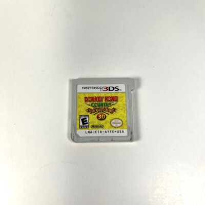 Donkey Kong Country Returns 3D (Nintendo 3DS, 2013) Video Game Cartridge Only