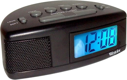 Westclox Tech 47547 Super Loud Alarm Clock 90dB Sound-tested-alarm not working