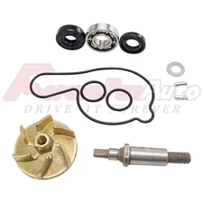 Water Pump Repair Kit For 2004-2013 Yamaha YFZ450 w/ Impeller Shaft Bearing Seal