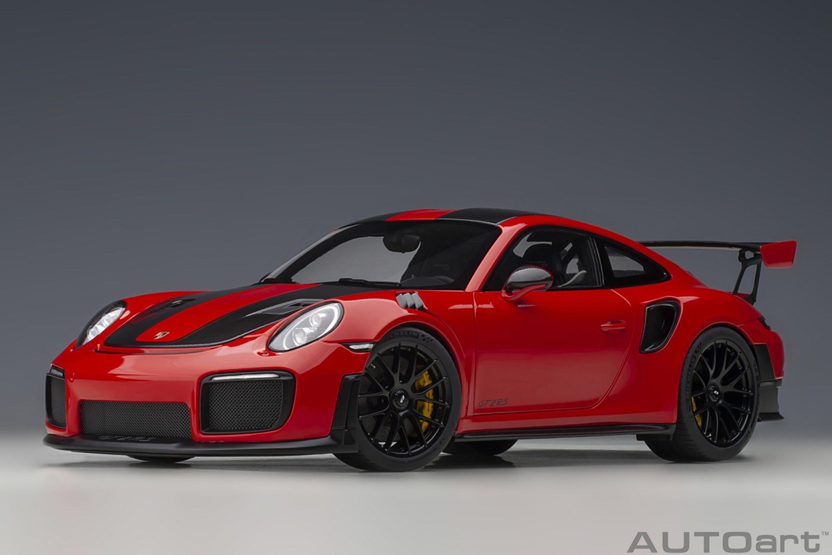 オートアート 1/18 ポルシェ 911 (991) GT3 RS オレンジ 完成