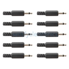 10PCS 3.5mm Male Mono Plug Jack Single Channel DIY Audio 3.5 mm Headphone NEW