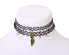 Claire  s Best Friend Bff Mood Color Changing Choker Necklace Set Jewelry Charms