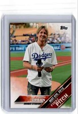 2016 Topps First Pitch Keith Urban Los Angeles Dodgers #FP-5