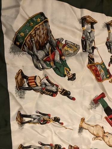 Smithsonian Institution Scarf 100% Silk * Made Japan * Toy soldiers Dolls 32โ - Picture 2 of 7