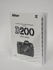 Nikon D200 Instruction Owners Manual D200 Book NEW