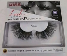 KISS Lash Couture Triple Push Up XL False Eyelashes Plunge 82746 KPXL01 E5C