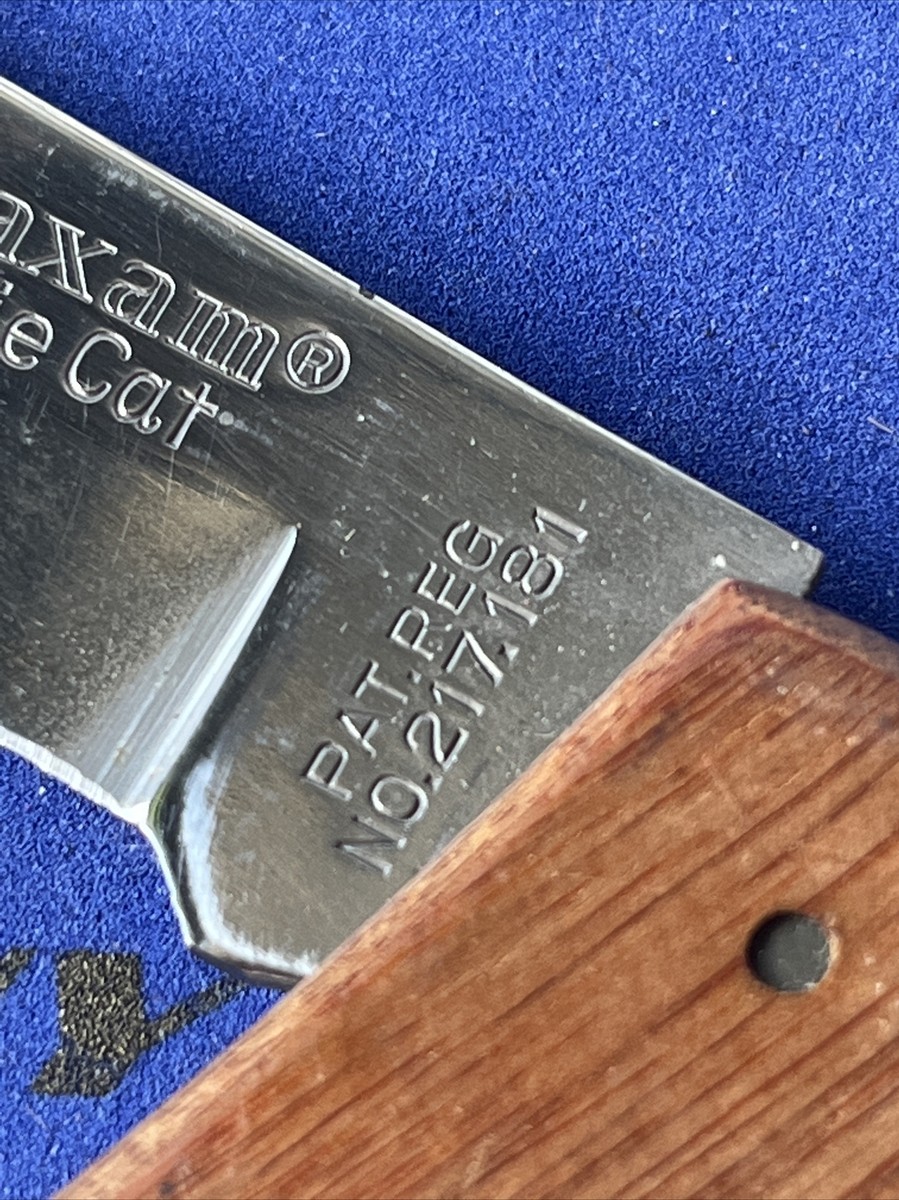 MAXAM ALLIE CAT KNIFE MADE IN JAPAN #EGK004 LOCKBACK VINTAGE