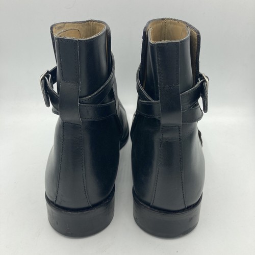 Whitehall Modele Depose Mens Black Patin Boots French Leather 43.5 Euro 10.5 US - Picture 5 of 9