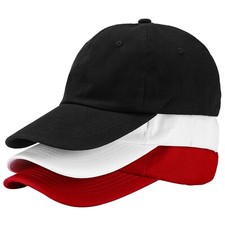 3Pcs Baseball Cap Ball Dad Hat Adjustable Plain Solid Cotton Washed Men Washed