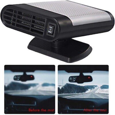 Riscaldatore Auto Riloer 12V 500W-1000W - Sbrina Parabrezza E Scalda Abitacolo, Con 3 Uscite Aria, Per Auto E Camper