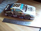 DALE JARRETT #88 EMPTY METAL COLLECTOR CAR TIN approx. 7.75" X 3.5" X 2.5"  — photo 3