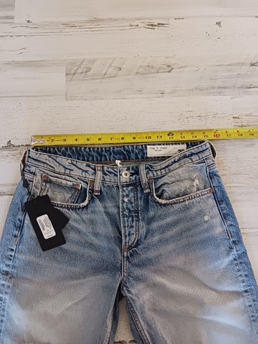 Nwt Womens Rag & Bone New York Jeans 👖 Size 26 Midrise Boyfriend Rosa Cuffed - Picture 15 of 18