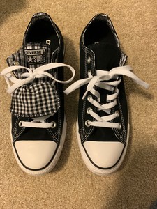 converse checkerboard shoes