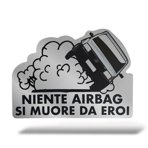Adhesivo FIAT PANDA Sticker Divertido Auto Luneta Capó Ventana Espejos - Imagen 8 de 14