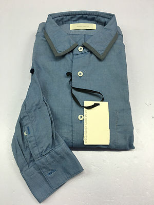 MAURO GRIFONI camicia uomo Oxford celeste vestibilita' slim 42-16 1/2