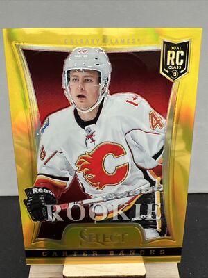 2013-14 Panini Select - Carter Bancks - Rookie Gold Prizm 01/10 First Print RC