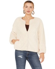 Sadie And Sage Women's Anna Flower Teddy Jacket Sweater - Ae3504